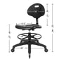 Cleanroom Ergonomic ESD Chair Stool (Rubber Caster)