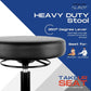 15" Heavy Duty Table Height Adjustable Round Seat Stool (Glide)