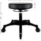15" Heavy Duty Table Height Adjustable Round Seat Stool (Rubber Caster)