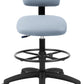 Tall Bench Height Grey Multi-Purpose Drafting Chair (Self-Braking Caster)