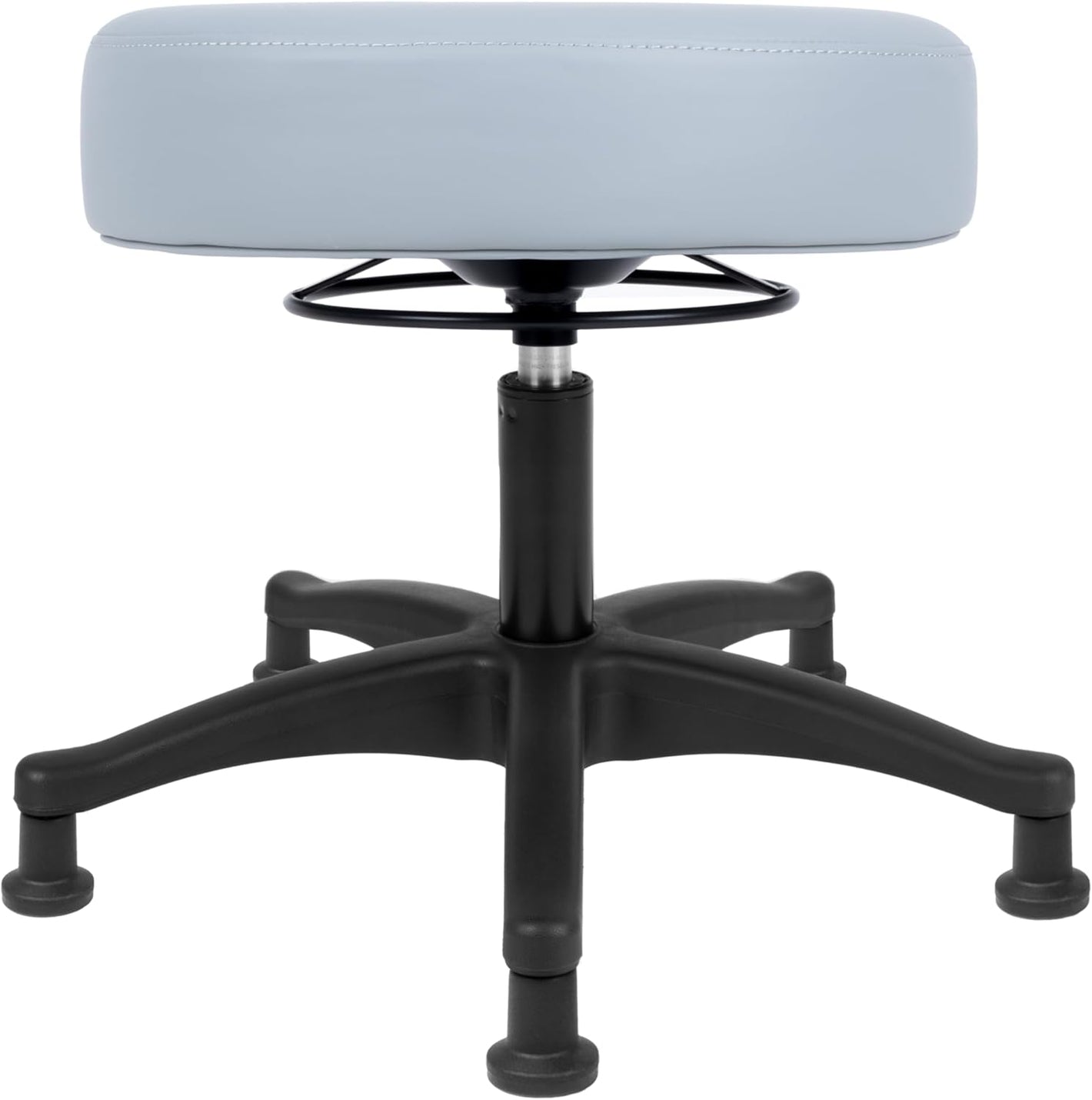 17" Gray Table Height Adjustable All-Purpose Stool (Glide)