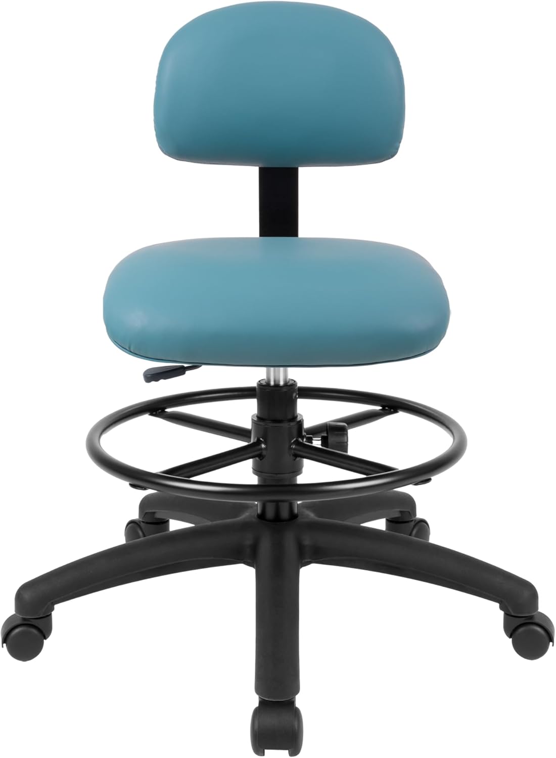 Med. Bench Height Blue Multi-Purpose Chair (Standard Caster)