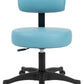 Table Height Blue Multi-Purpose Medical Spa Drafting Stool (Self-Braking Caster)