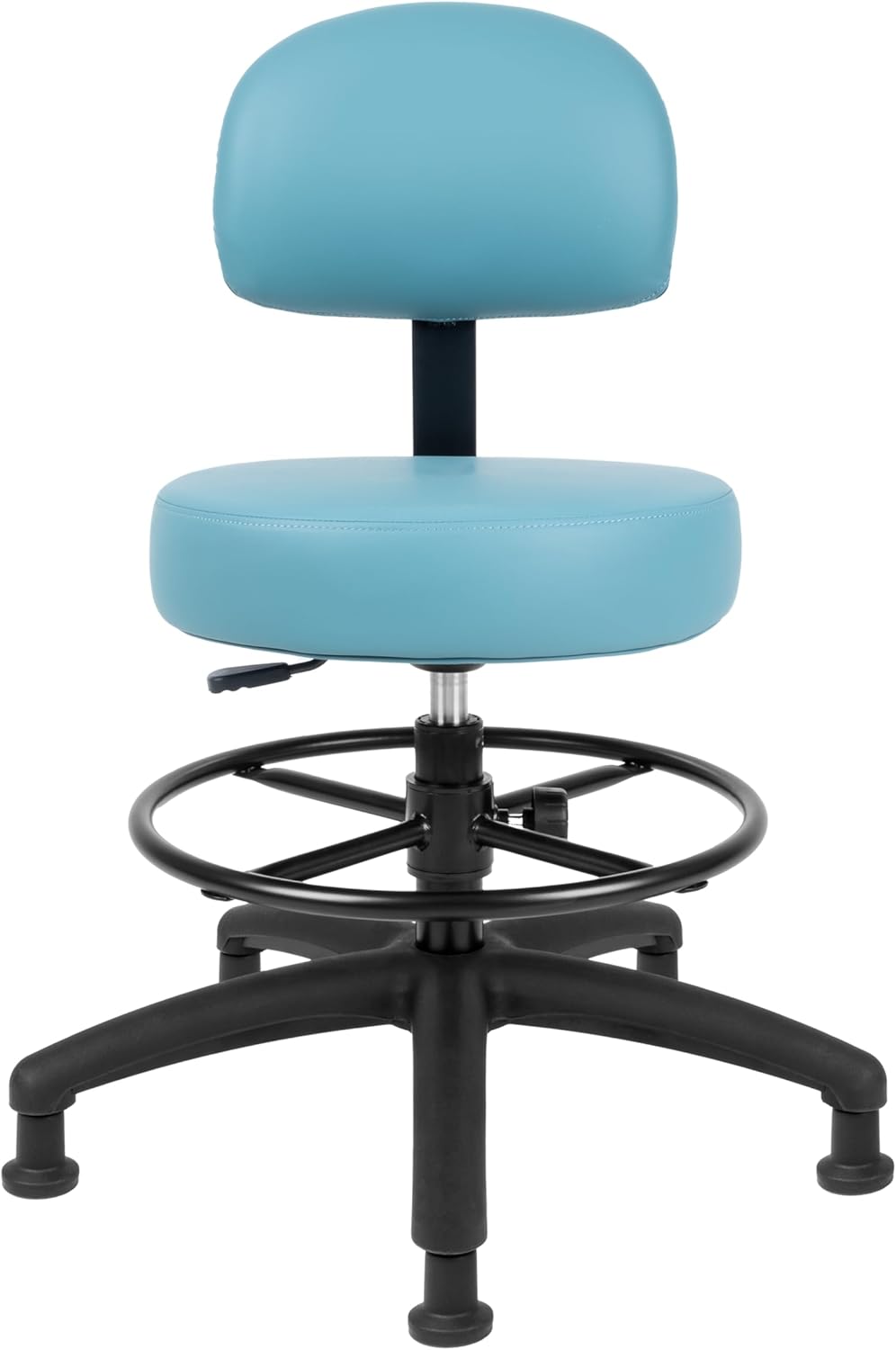Med. Bench Height Blue Multi-Purpose Medical Spa Drafting Stool (Glide)