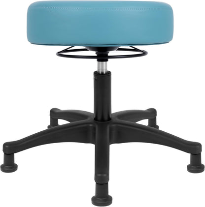 15" Blue Table Height Adjustable All-Purpose Stool (Glide)