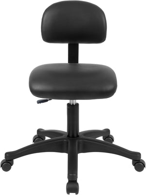 Table Height Black Multi-Purpose Chair Easy to Clean! (Standard Caster)