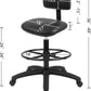 Tall Bench Height Black Multi-Purpose Chair (Standard Caster)