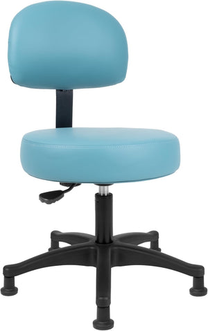 Table Height Blue Multi-Purpose Medical Spa Drafting Stool (Glide)