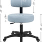 Table Height Grey Multi-Purpose Medical Spa Drafting Stool (Self-Braking Caster)