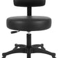 Table Height Black Economical Multi-Purpose Medical Spa Stool (Blade Wheels)