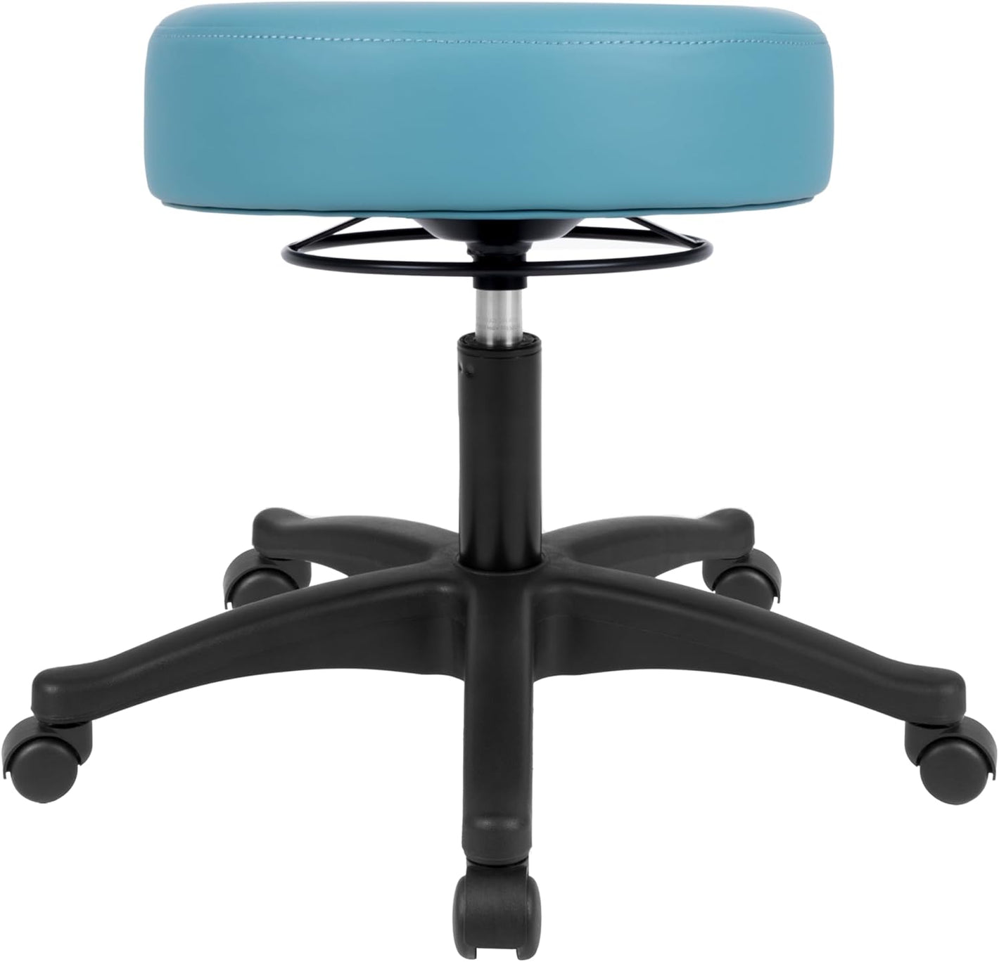 15" Blue Table Height Adjustable All-Purpose Stool (Standard Caster)