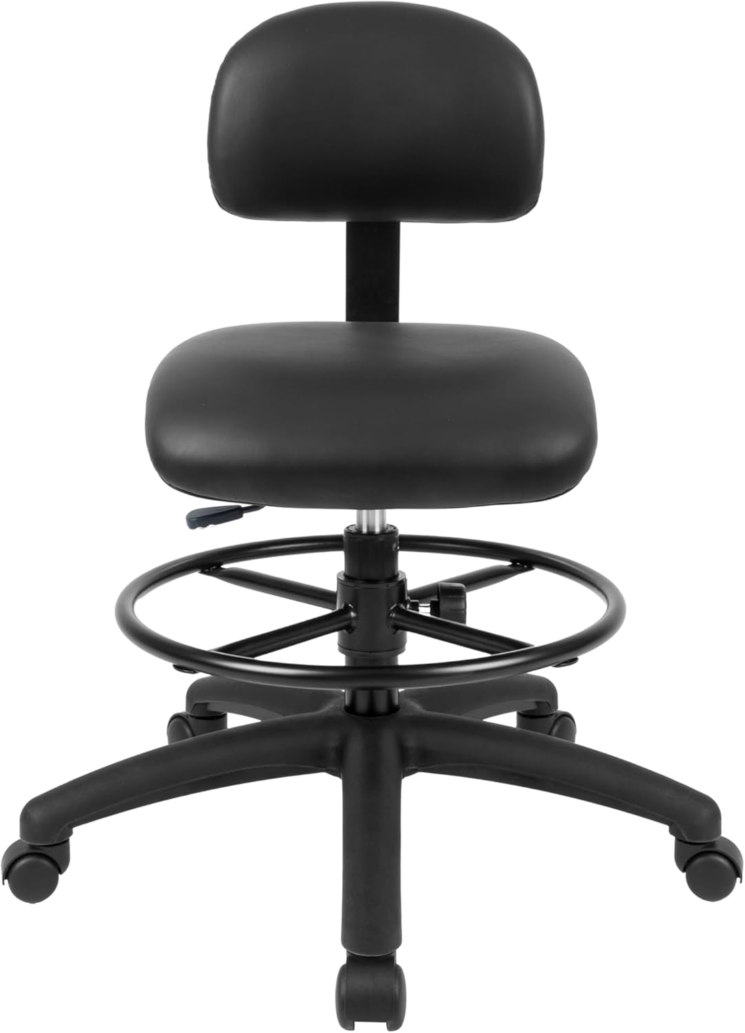 Med. Bench Height Black Multi-Purpose Chair (Standard Caster)
