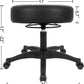 17" Black Table Height Adjustable All-Purpose Stool (Self Brake Caster)