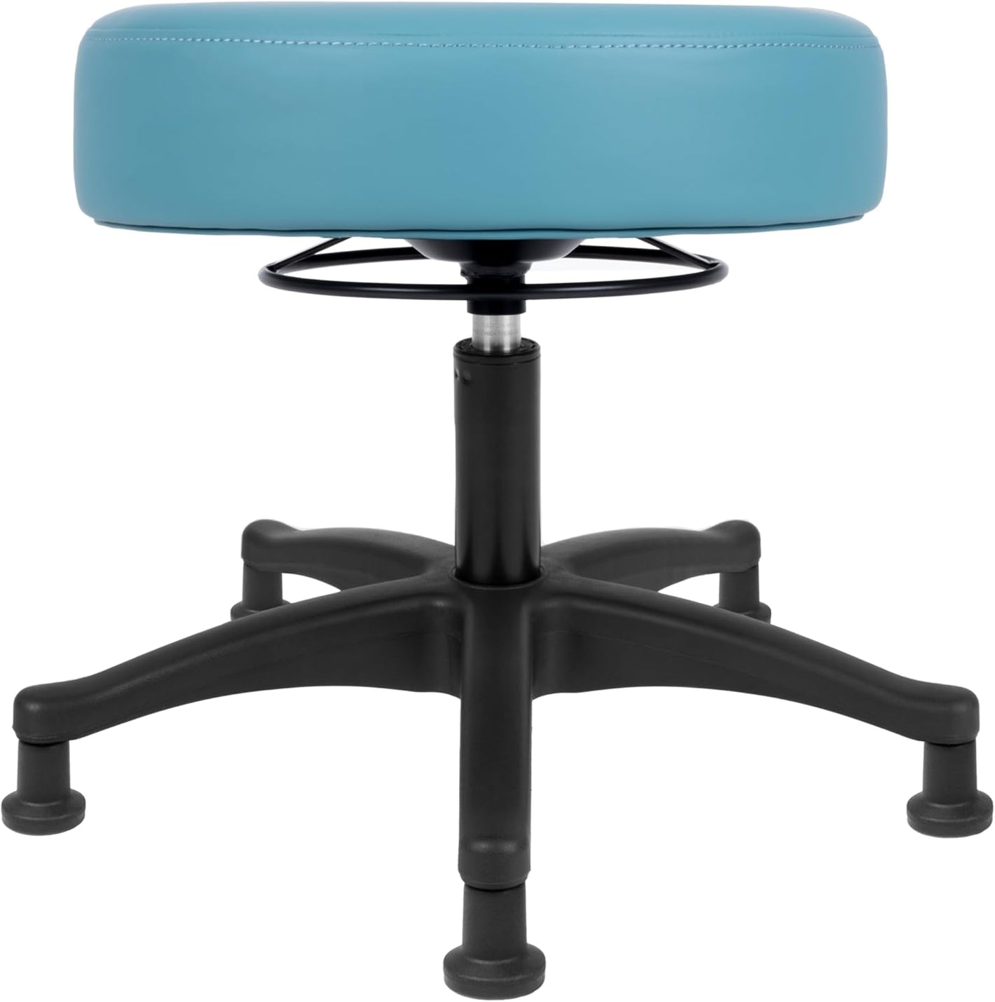 17" Blue Table Height Adjustable All-Purpose Stool (Glide)