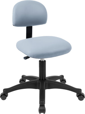 Table Height Grey Multi-Purpose Chair (Self-Braking Caster)