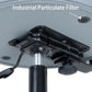 Table Height Grey Multi-Purpose Medical Spa Drafting Stool (Self-Braking Caster)