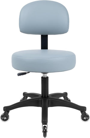 Table Height Grey Economical Multi-Purpose Medical Spa Drafting Stool (Blade Wheels)