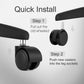 Standard Casters (Set of 5)[Universal fit]