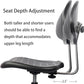 Deluxe Polyurethane 10' Drafting Lab Stool Chair Self-Brake