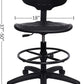 Deluxe Polyurethane 10' Drafting Lab Stool Chair Self-Brake